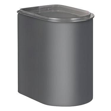 Wesco storage container LOFT 2.2 liters made of high-quality sheet steel with acrylic lid in matt graphite - food-safe - airtight - ideal for drawers on sale